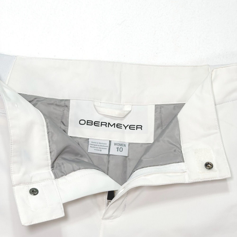 Obermeyer Sugarbush Stretch Ski Pant White Performance Tech Snow Winter - Picture 7 of 16
